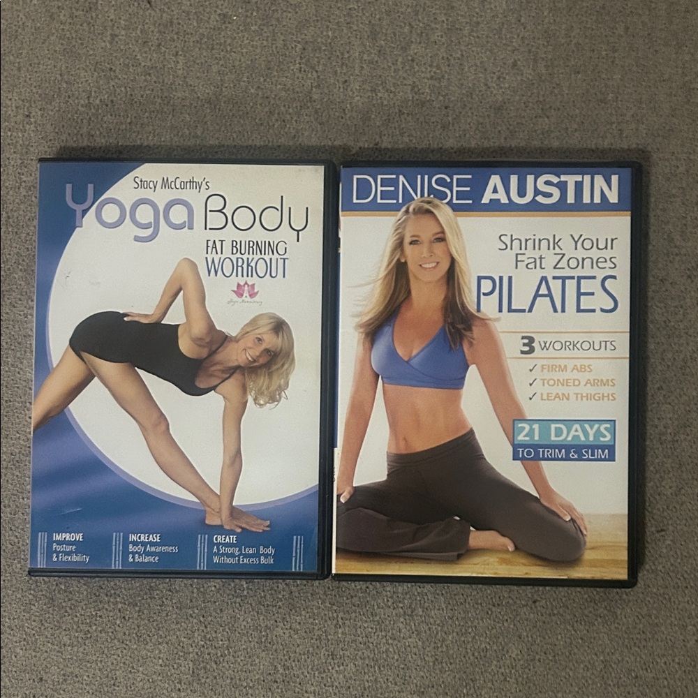 Yoga and Pilates Workout DVD Set